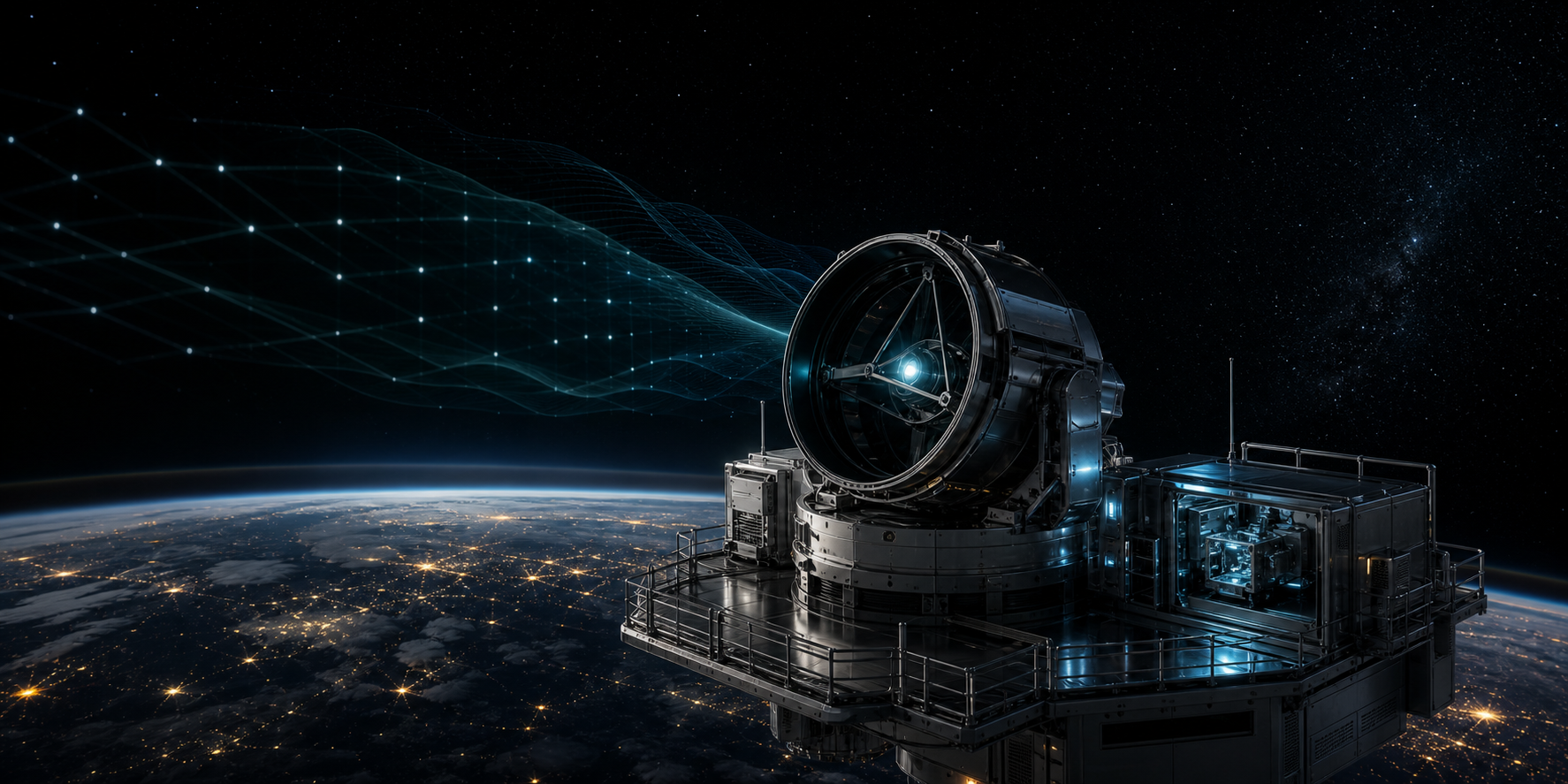 Orbital optical research observatory above Earth